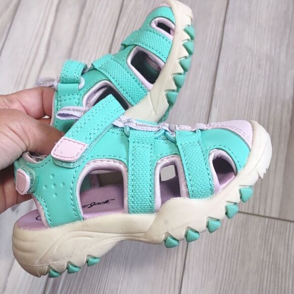 (73-4093)  🔥3/$20🔥  Cat & Jack Green Teri Toddler Size 10 - Picture 10 of 11